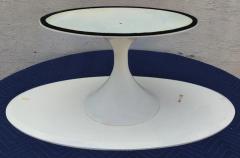  Knoll Early Eero Saarinen for Knoll Internatioanl Tulip Coffee Table Arabescato Marble - 3114178