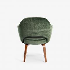  Knoll Early Knoll Saarinen Executive Arm Chairs in Rogers Goffigon Silk Mohair Pair - 4408392