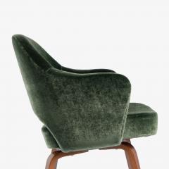  Knoll Early Knoll Saarinen Executive Arm Chairs in Rogers Goffigon Silk Mohair Pair - 4408394