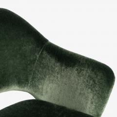  Knoll Early Knoll Saarinen Executive Arm Chairs in Rogers Goffigon Silk Mohair Pair - 4408396