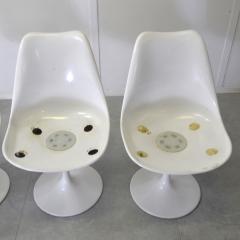  Knoll Eero Saarinen set of four Tulip chairs 1960s - 4119030