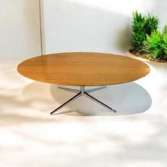  Knoll Florence Knoll Walnut Dining Table Desk with Chrome Star Base 78 x 48 inches - 3954434