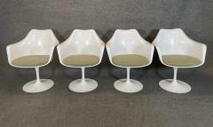  Knoll International 4 Vintage Mid Century Modern Swivel Tulip Chairs by Eero Saarinen for Knoll - 3300862