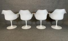  Knoll International 4 Vintage Mid Century Modern Swivel Tulip Chairs by Eero Saarinen for Knoll - 3300865