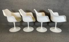  Knoll International 4 Vintage Mid Century Modern Swivel Tulip Chairs by Eero Saarinen for Knoll - 3300871