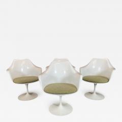  Knoll International 4 Vintage Mid Century Modern Swivel Tulip Chairs by Eero Saarinen for Knoll - 3302087