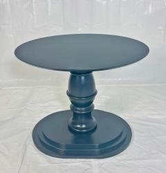  Knoll International Knoll International Round Pedestal Dining Table in Ebony Finish 2021 - 4714961