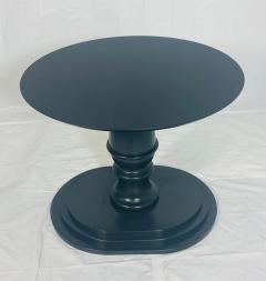 Knoll International Knoll International Round Pedestal Dining Table in Ebony Finish 2021 - 4714963