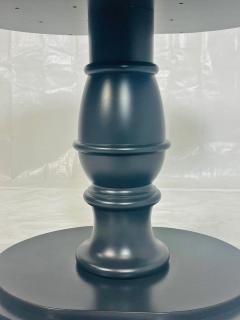  Knoll International Knoll International Round Pedestal Dining Table in Ebony Finish 2021 - 4714968