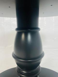  Knoll International Knoll International Round Pedestal Dining Table in Ebony Finish 2021 - 4714970