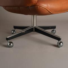  Knoll International Knoll Otto Zapf Executive Chair in Original Saddle Brown Leather - 4504481