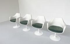  Knoll International Set of 4 Tulip Dining Chairs by Eero Saarinen for Knoll International - 3232668