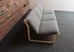  Knoll International Sling Sofa in Steel and Boucl by Bruce Hannah and Andrew Morrison for Knoll - 4307957