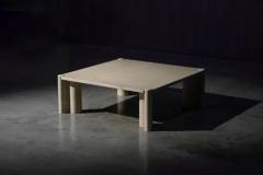  Knoll Jumbo Travertine Coffee Table by Gae Aulenti for Knoll Italy 1960s - 4147149
