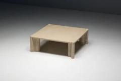  Knoll Jumbo Travertine Coffee Table by Gae Aulenti for Knoll Italy 1960s - 4147195