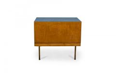  Knoll Knoll Associated Leather Strap Wooden Bench with Two Drawer Cabinet - 4275013