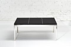  Knoll Knoll Black Granite and Stainless Steel Coffee Table 1970 - 2829541