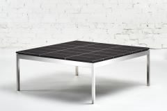  Knoll Knoll Black Granite and Stainless Steel Coffee Table 1970 - 2829542