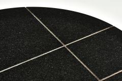  Knoll Knoll Black Granite and Stainless Steel Side End Tables 1980 - 2892384