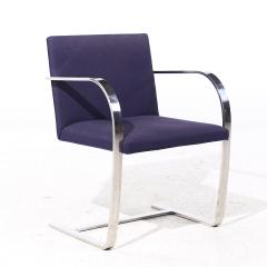  Knoll Knoll Brno Flat Bar Mid Century Chrome Dining Chairs Set of 8 - 4106841