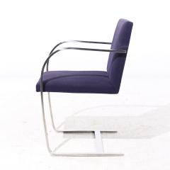  Knoll Knoll Brno Flat Bar Mid Century Chrome Dining Chairs Set of 8 - 4106842