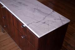  Knoll Knoll Credenza in Rosewood and Marble - 4588164