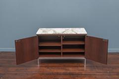  Knoll Knoll Marble Top Walnut Credenza - 1978758