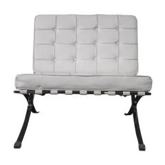  Knoll Knoll Mies Van Der Rohe Iconic Barcelona Lounge Chair and Ottoman - 4541855