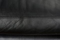  Knoll Knoll Pfister Black Leather Sofa 1971 - 2814101