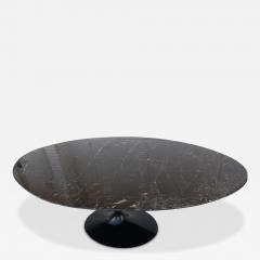  Knoll Knoll Saarinen Black Marble top table 78  - 4553215