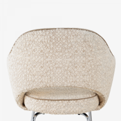  Knoll Knoll Saarinen Executive Arm Chairs in Edelman Hair on Hide Leather Pair - 3367588