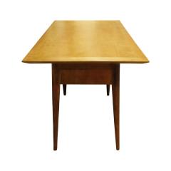  Knoll Knoll Single Pedestal Desk in Birch and Walnut ca 1950 - 785430