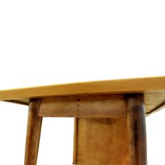  Knoll Knoll Single Pedestal Desk in Birch and Walnut ca 1950 - 785435