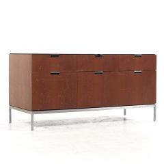  Knoll Knoll Style Mid Century Walnut and Marble Top File Credenza - 3513743