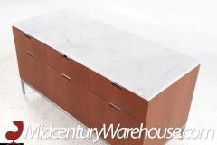  Knoll Knoll Style Mid Century Walnut and Marble Top File Credenza - 3513776