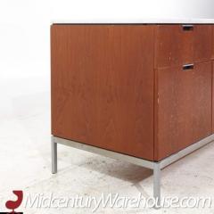  Knoll Knoll Style Mid Century Walnut and Marble Top File Credenza - 3513788