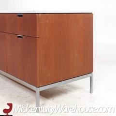  Knoll Knoll Style Mid Century Walnut and Marble Top File Credenza - 3513796