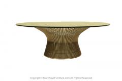  Knoll Mid Century Authentic Knoll Warren Platner Wire Glass Coffee Table - 3495285