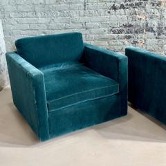  Knoll Pair Knoll Charles Pfister Mohair Lounge Chairs 1980 - 3243072