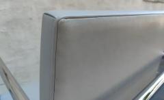  Knoll Pair of Mies Van Der Rohe for Knoll International Brno Chairs Steel Leather - 3146231