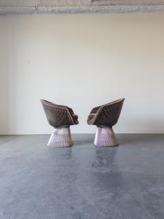  Knoll Pair of Warren Platner Lounge Chairs for Knoll International 1980s - 4283511