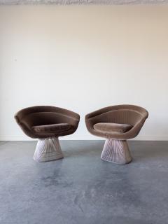  Knoll Pair of Warren Platner Lounge Chairs for Knoll International 1980s - 4283513