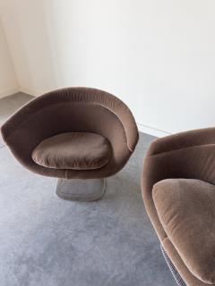  Knoll Pair of Warren Platner Lounge Chairs for Knoll International 1980s - 4283516