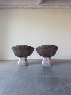  Knoll Pair of Warren Platner Lounge Chairs for Knoll International 1980s - 4283517