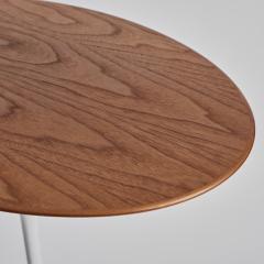  Knoll Rare 1960s Saarinen Oval Walnut Table with Early Knoll Label - 2731051