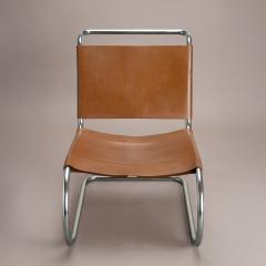  Knoll Rare Knoll MR30 5 Lounge Chairs in Caramel Leather by Mies van der Rohe Pair - 4729430