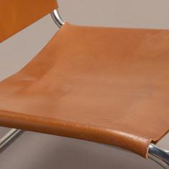  Knoll Rare Knoll MR30 5 Lounge Chairs in Caramel Leather by Mies van der Rohe Pair - 4729432