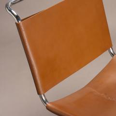  Knoll Rare Knoll MR30 5 Lounge Chairs in Caramel Leather by Mies van der Rohe Pair - 4729435