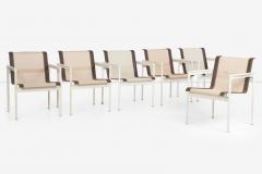  Knoll Richard Schultz for Knoll Set of Six Dining Chairs 1960s - 4152605