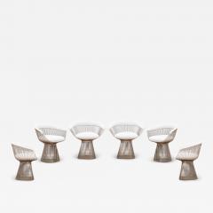  Knoll SET OF 6 CHAIRS DESIGNED BY WARREN PLATNER 1960s - 3425185